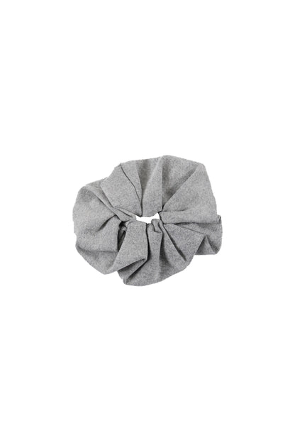 HOLLY - Light Grey Washed Hair Scrunchy