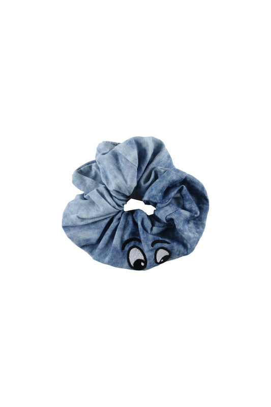 NATIVE - Blue Dye Hair Scrunchy