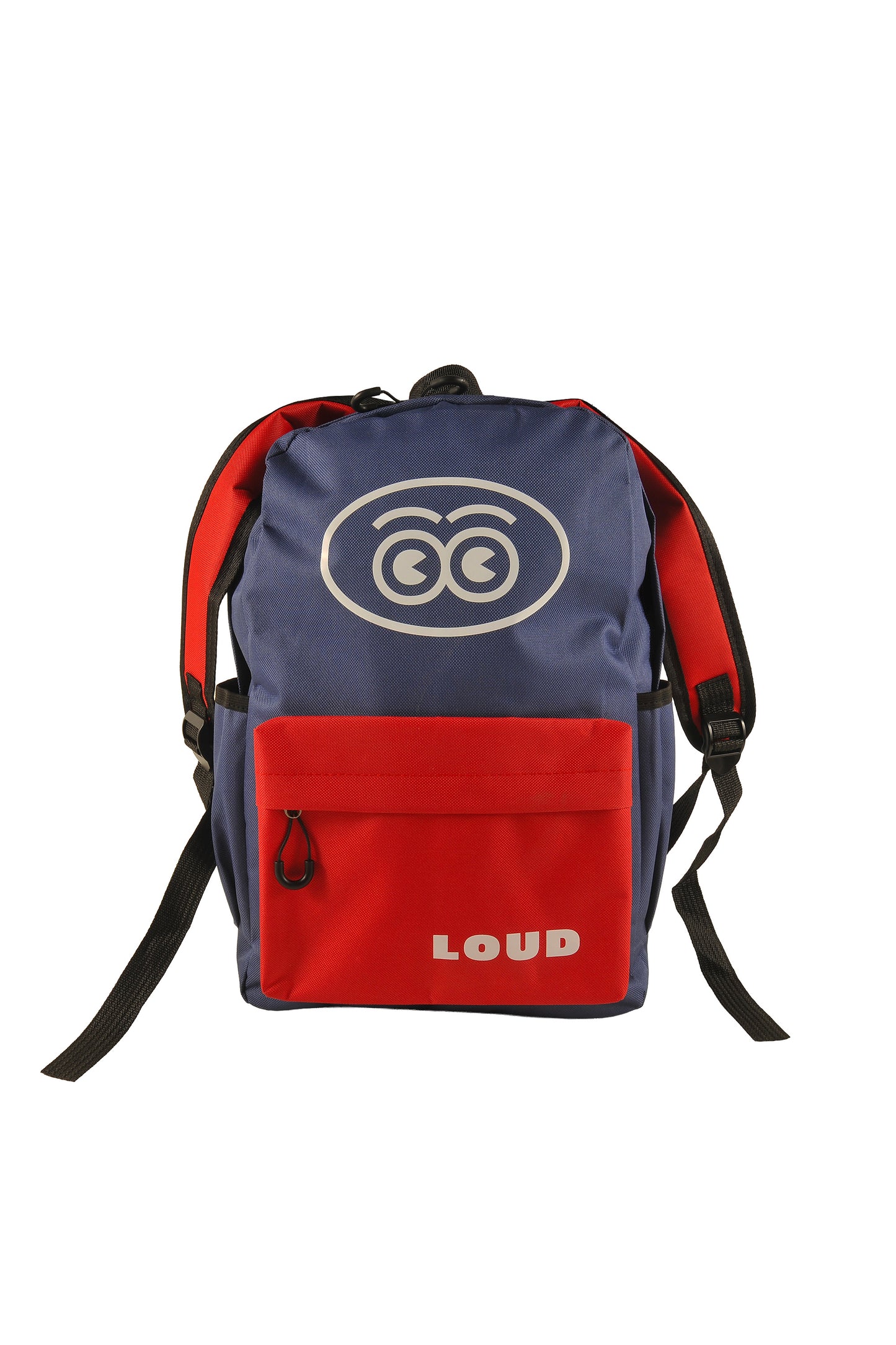 VALLEY - NAVY/RED RUCKSACK 2 tone LOUD eyes logo print