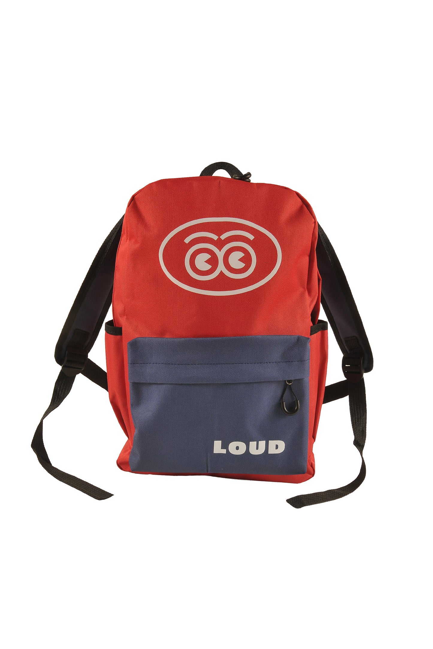 VALLEY - RED/NAVY RUCKSACK 2 tone LOUD eyes logo print
