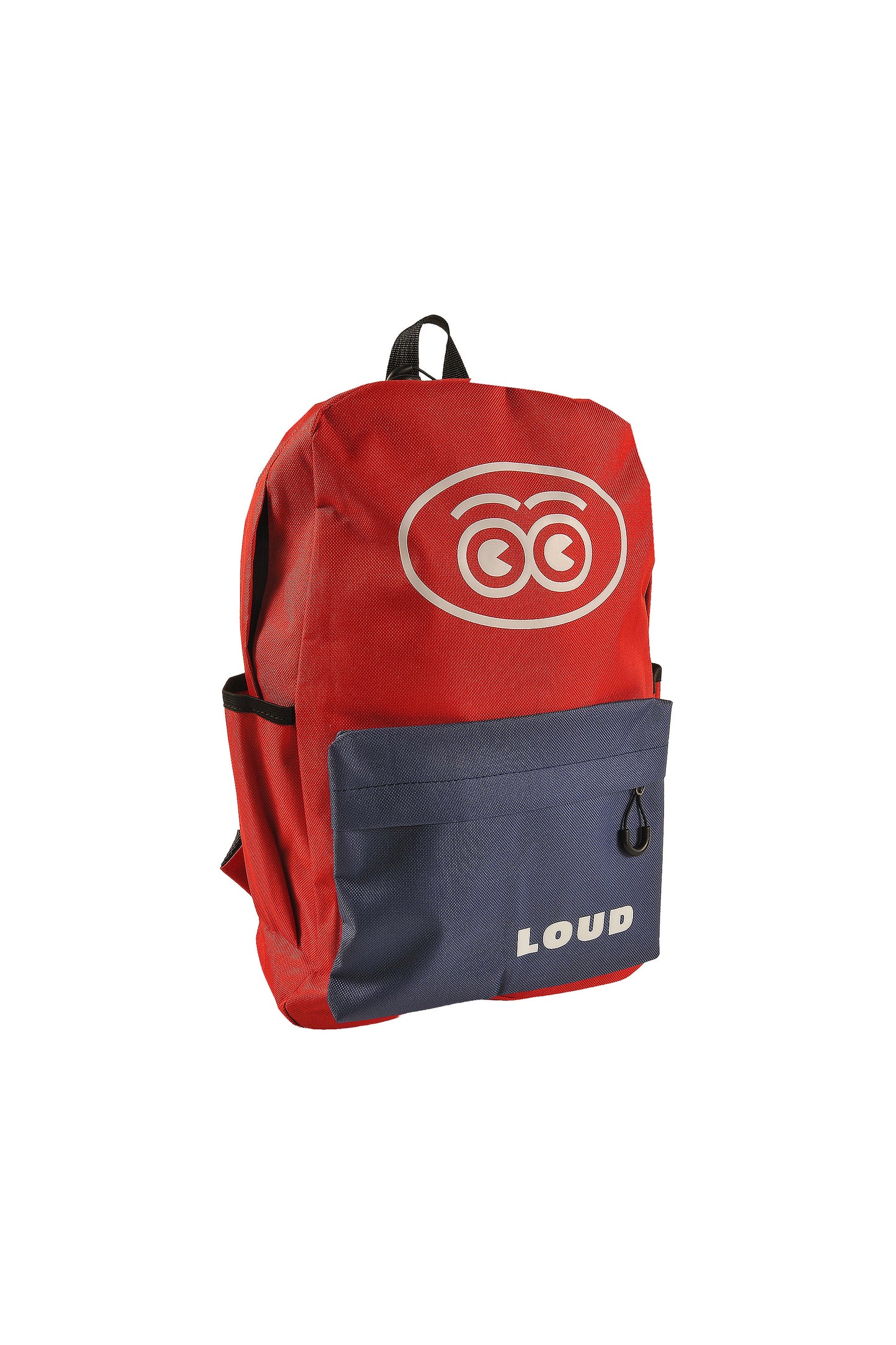 VALLEY - RED/NAVY RUCKSACK 2 tone LOUD eyes logo print