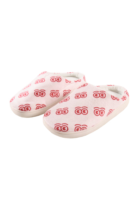 KISS - Pink/Red Slippers LOUD Eyes AOP Print