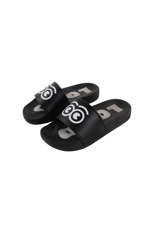MELA - Black/White Summer Sliders