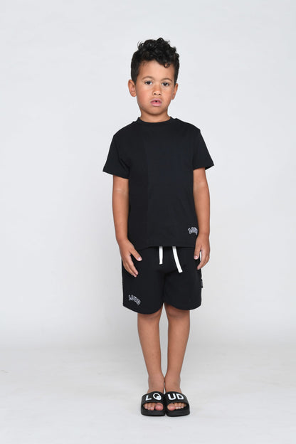 ELEVATE - Black T-Shirt 2 Tone Fabric