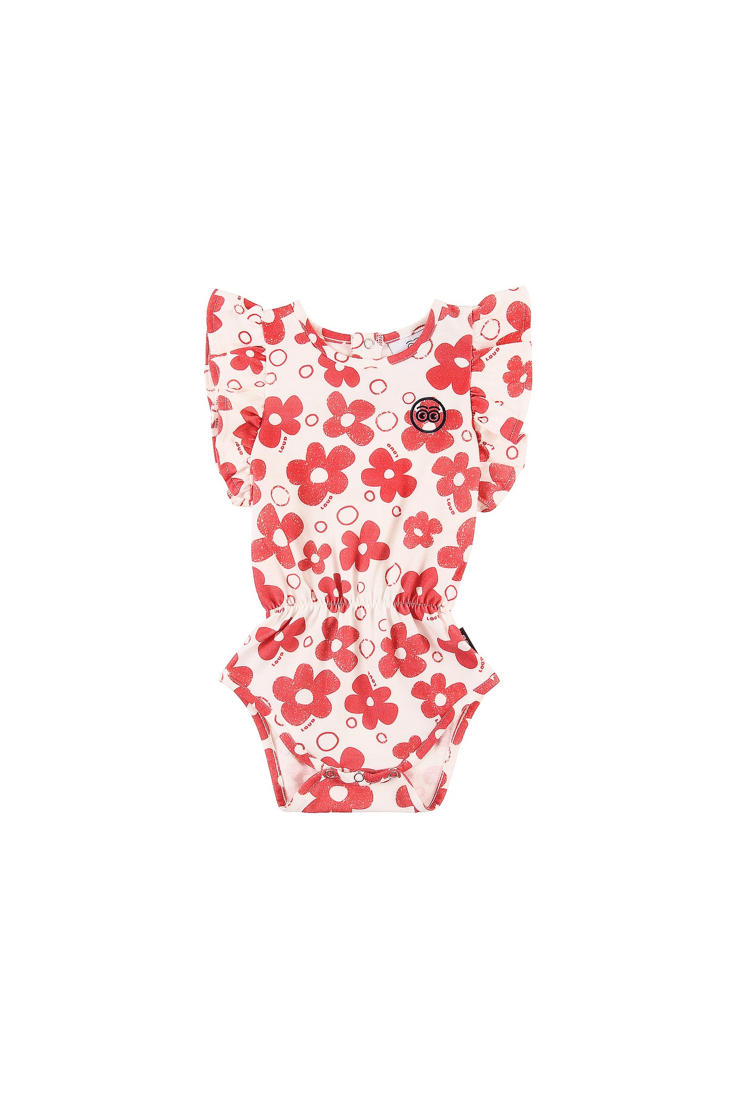 GIARDINO - Flower AOP Baby Girl Romper Ruffle Armhole (SAMPLE)