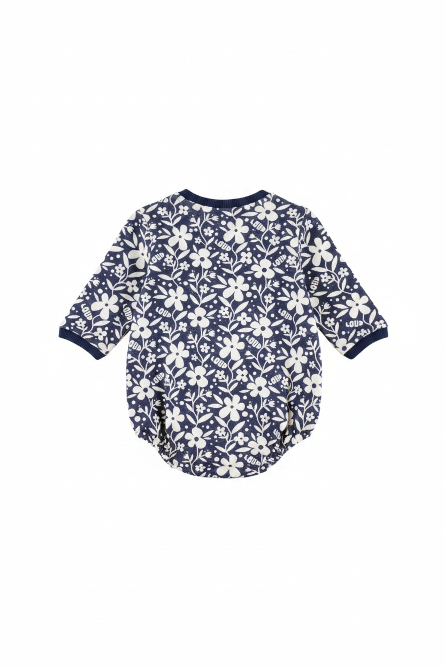 MARIBEL - Flower AOP Baby ROMPER relaxed fit