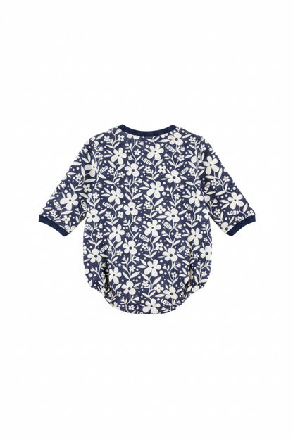 MARIBEL - Flower AOP Baby ROMPER relaxed fit