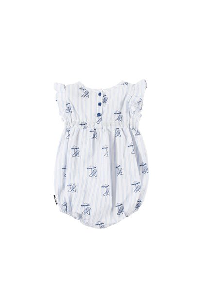 LAGUNA - Deckchair AOP Baby Girl Romper Loose Fit (SAMPLE)