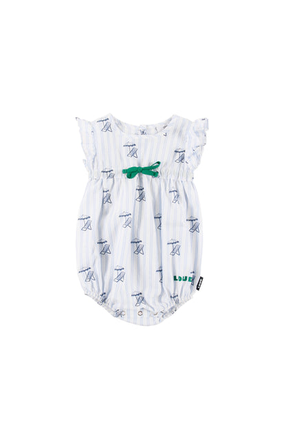 LAGUNA - Deckchair AOP Baby Girl Romper Loose Fit (SAMPLE)