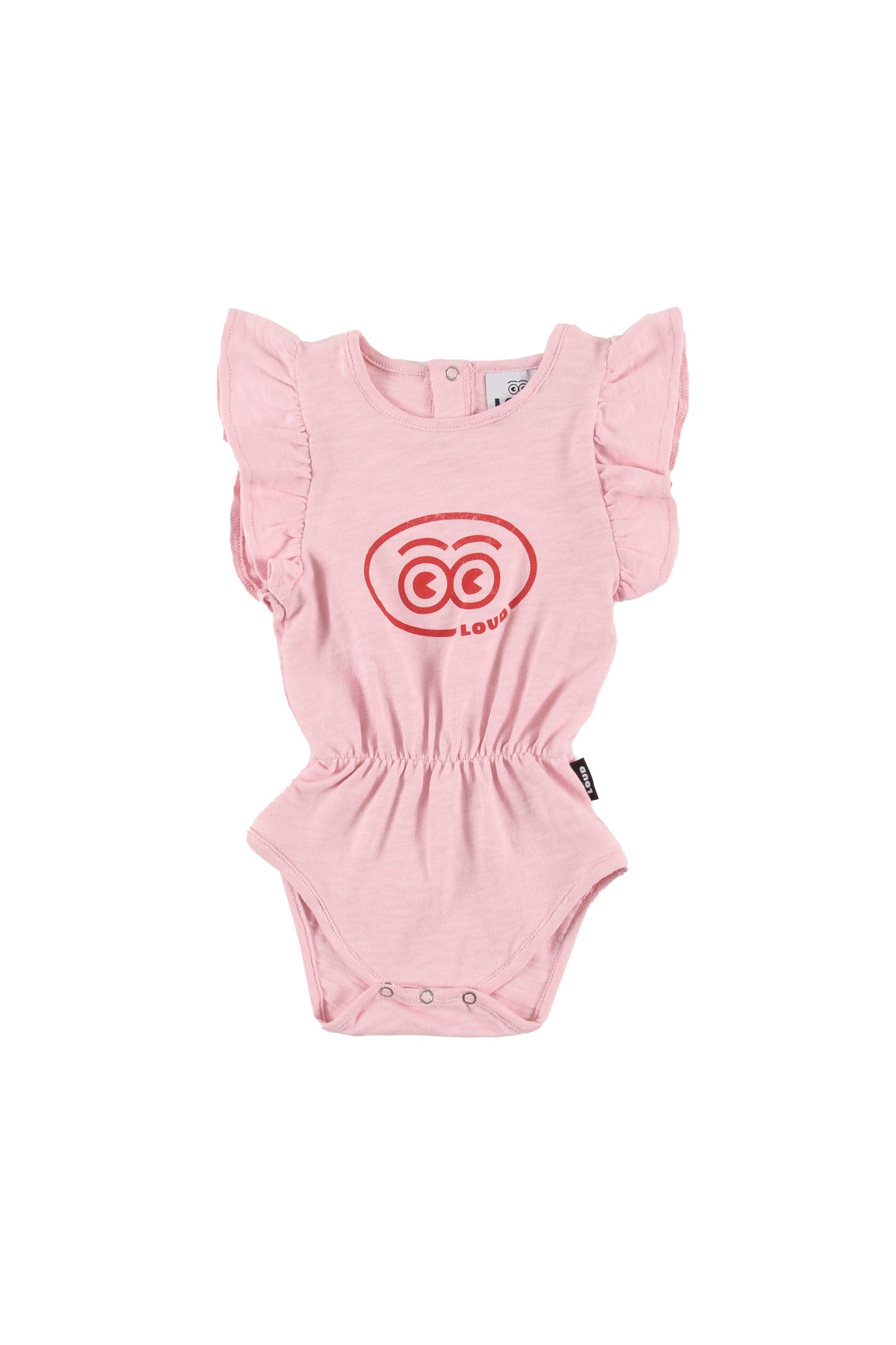 TRAGARA - Orchid Pink Baby Girl Romper Ruffle Armhole (SAMPLE)