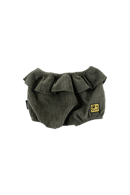 EYES - Dark Green/Ecru Girl Bloomers Ruffle