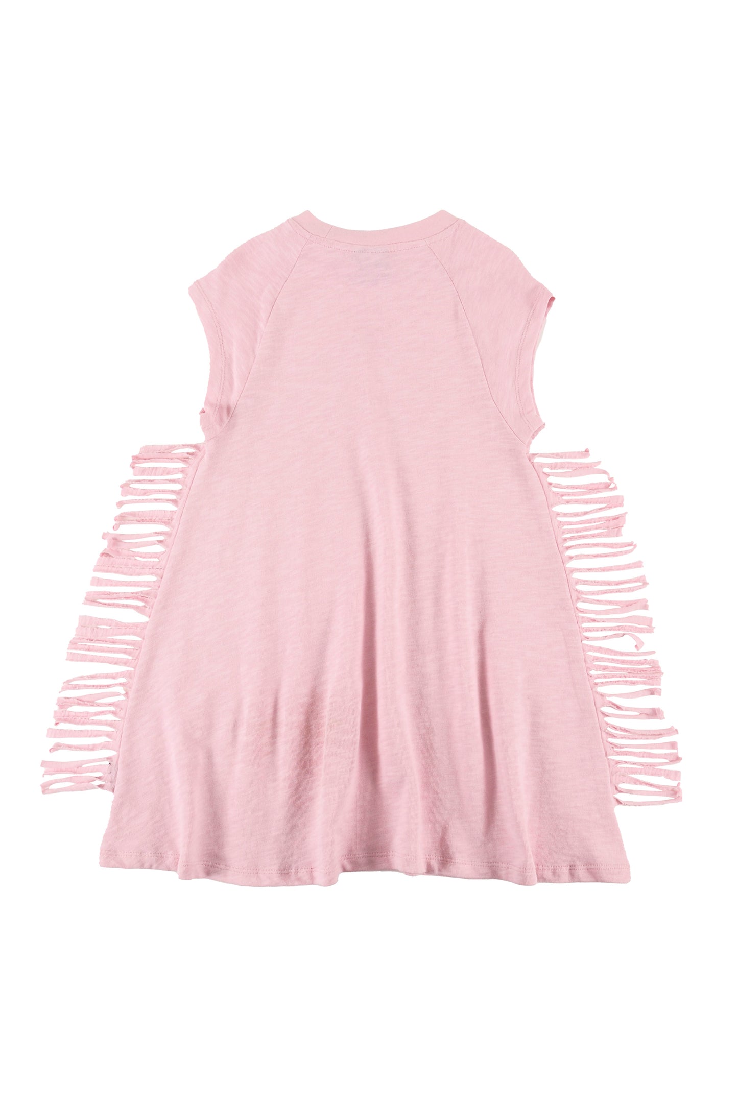 BELVEDERE - Orchid Pink Dress Loose Fit Fringes Body