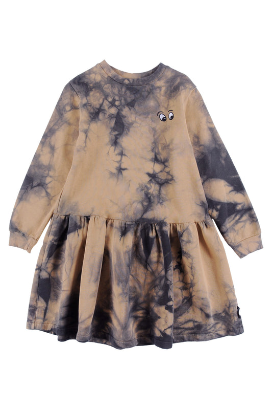 TIME - Doe Tie Dye Dress Loose Fit