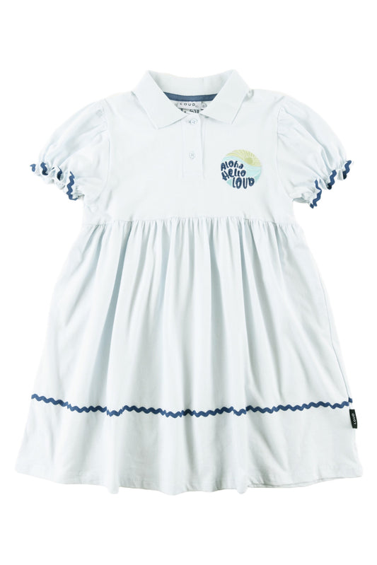 LEHUA - Delicate Blue Dress Polo