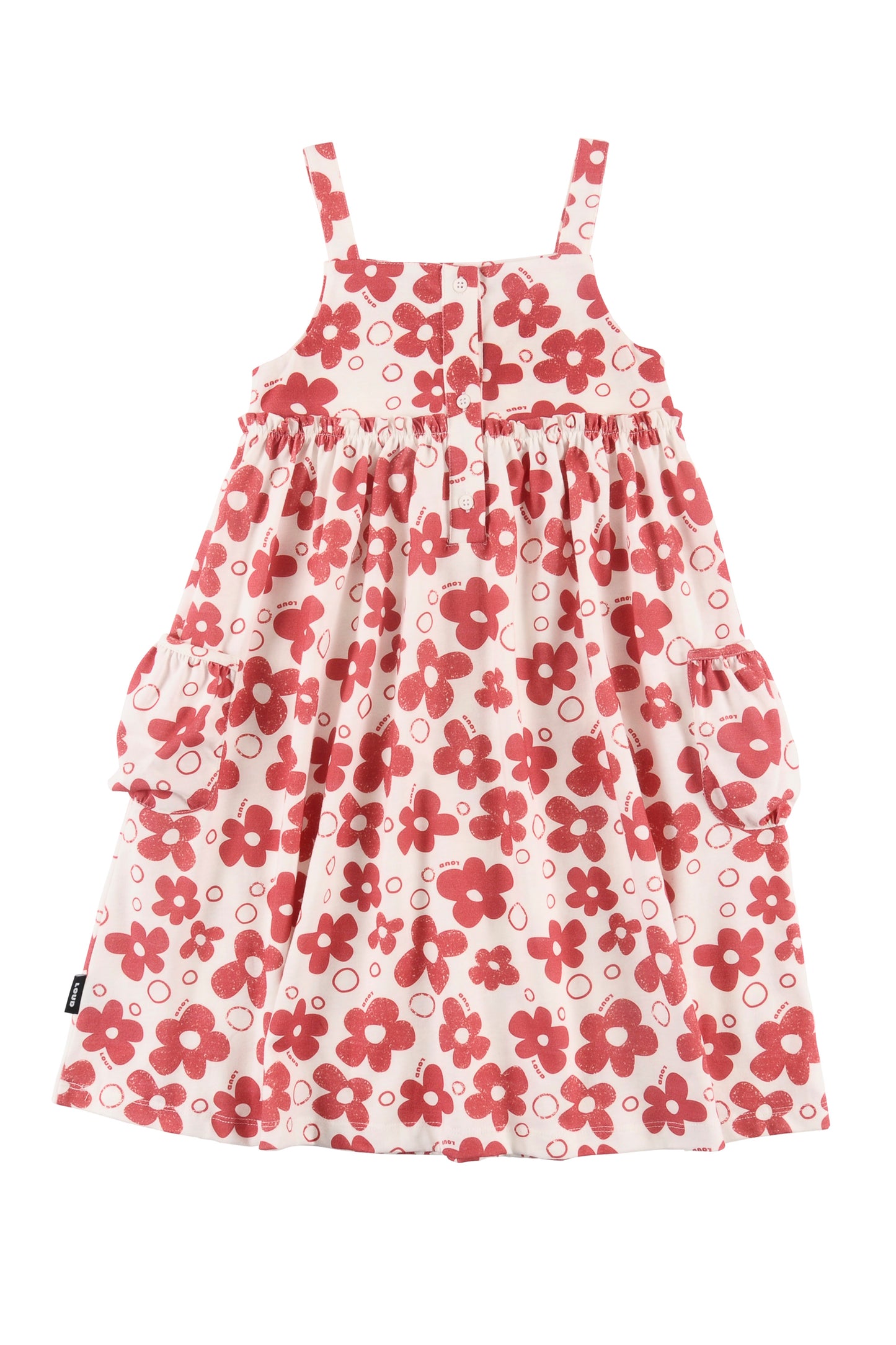 PETALE - Flower AOP Summer Apron Dress