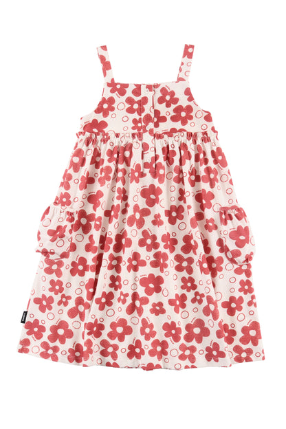 PETALE - Flower AOP Summer Apron Dress