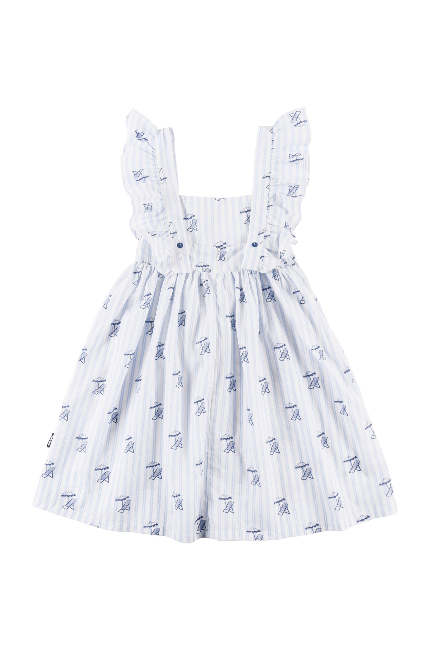 SDRAIA - Deckchair AOP Summer Dress Loose Fit