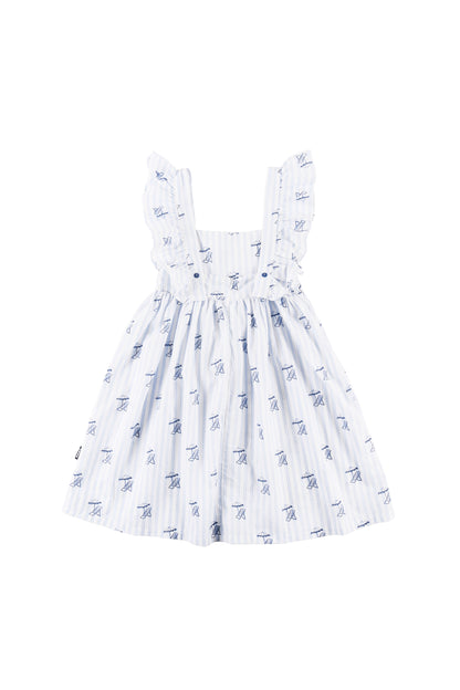 SDRAIA - Deckchair AOP Summer Dress Loose Fit (SAMPLE)