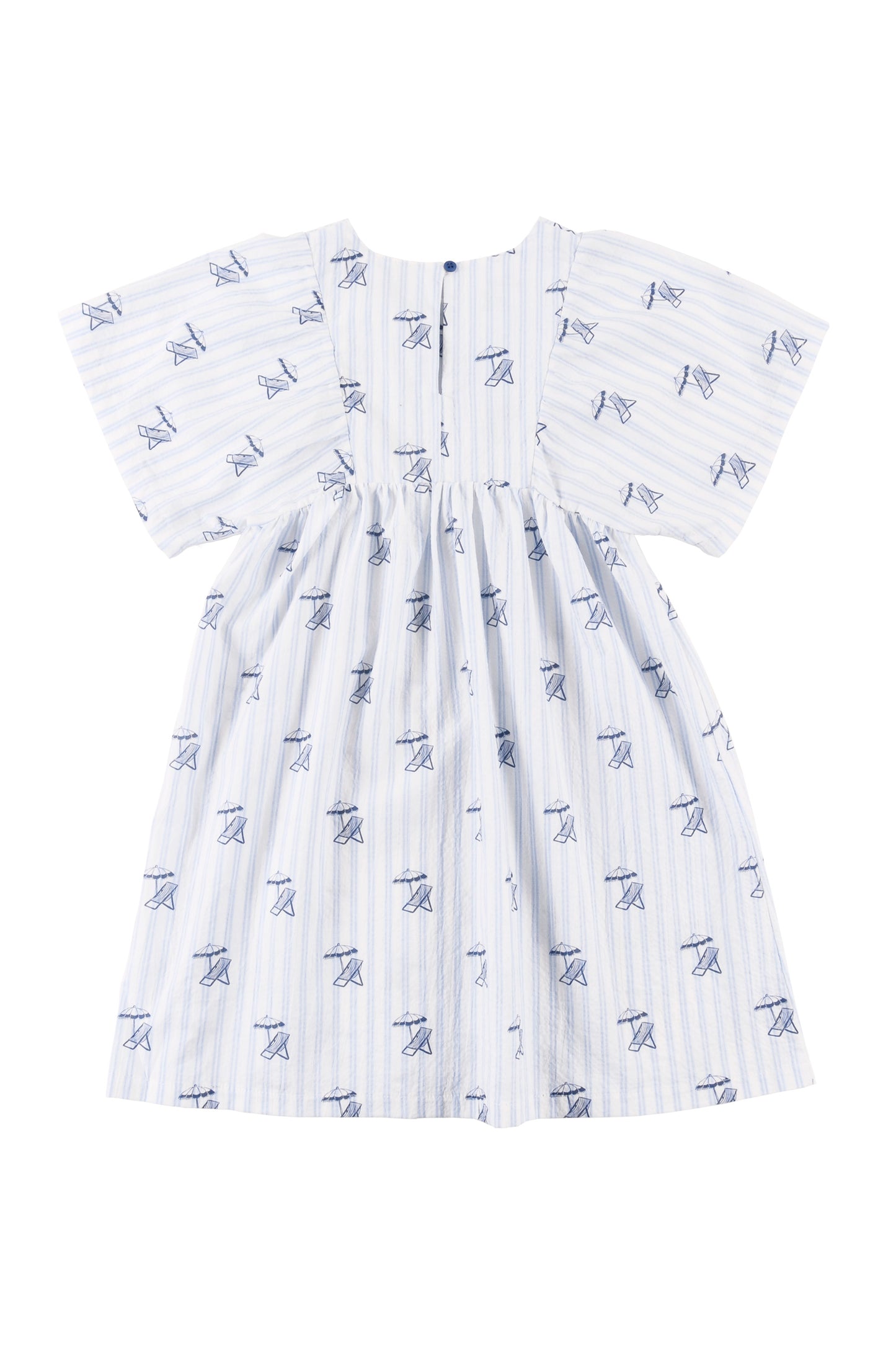 OMBRELLO - Deckchair AOP Dress Loose Fit