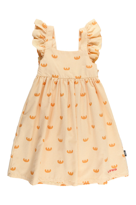 PIZZA - Abstract Boat Small AOP Summer Dress (Sample)