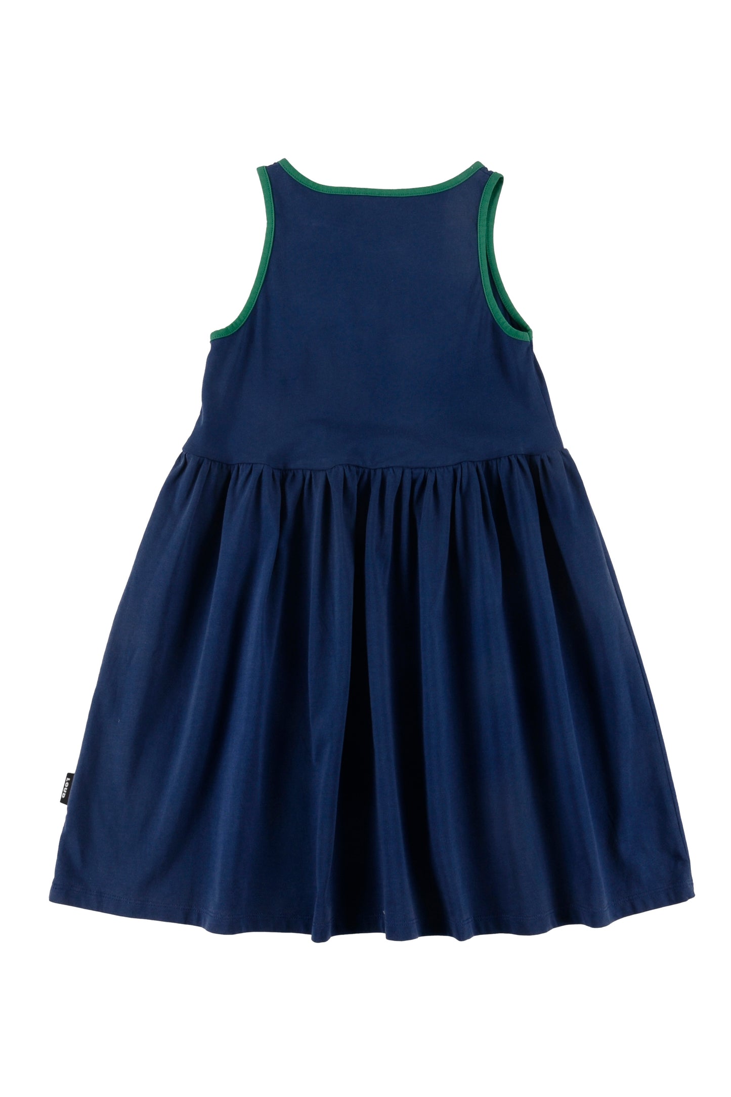 SAN MICHELE - Navy Washed Dress Waist Cut