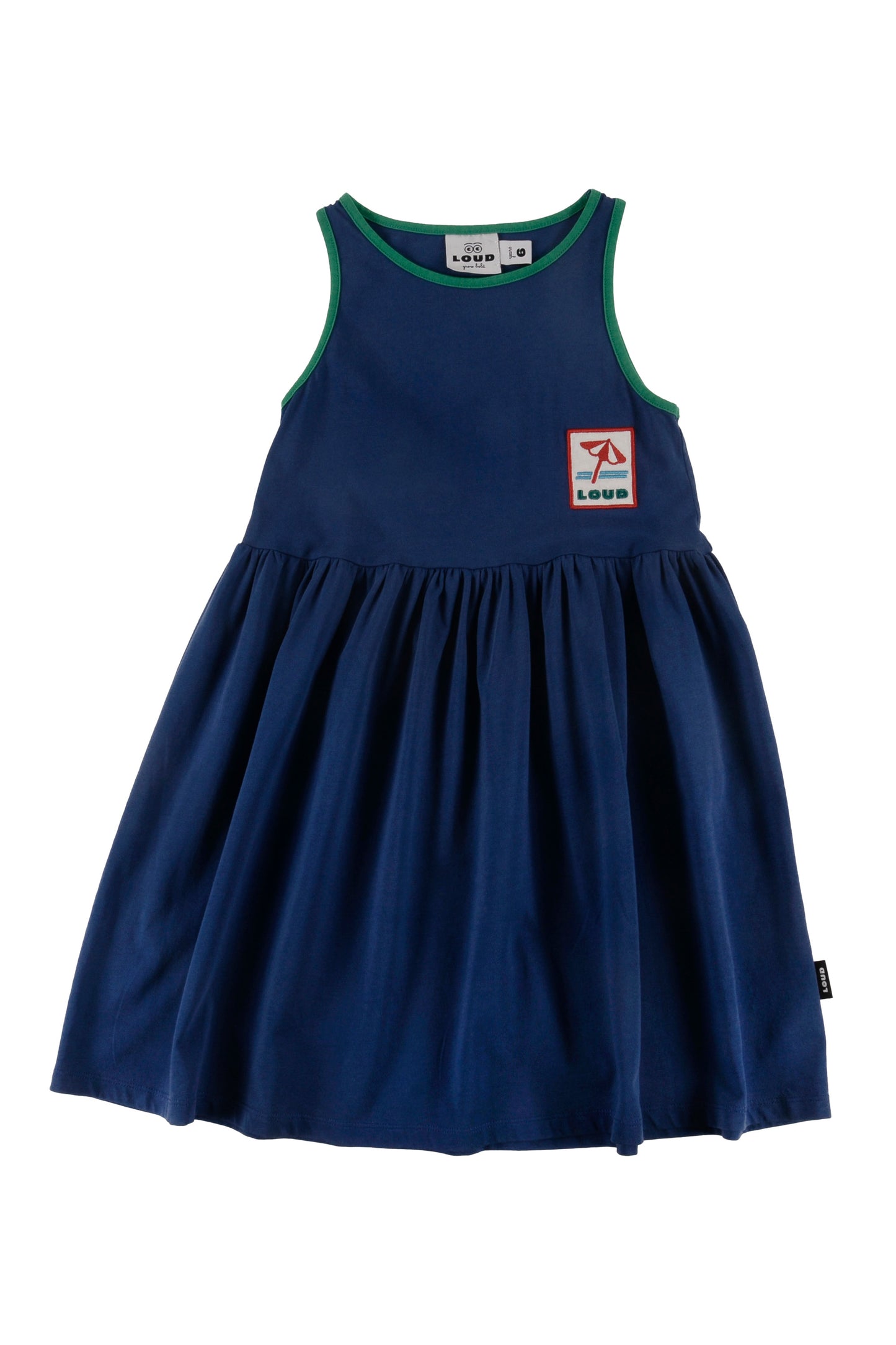 SAN MICHELE - Navy Washed Dress Waist Cut