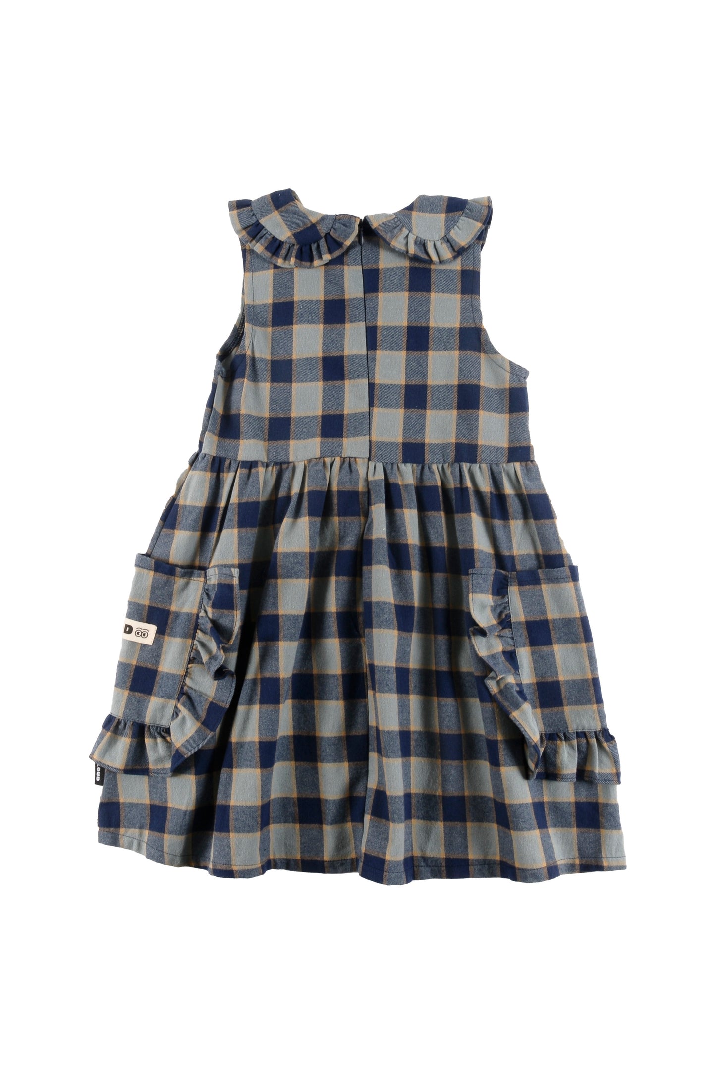 POSITIVE - Check Indigo Dress Sleeveless (Sample)