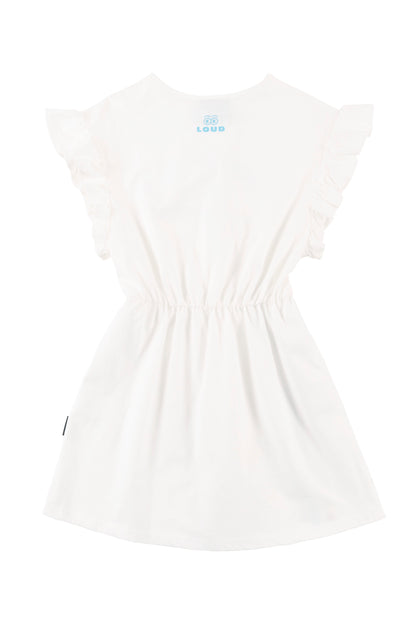 NAPOLI - Gardenia Dress Elastic Waist Ruffle Sleeve