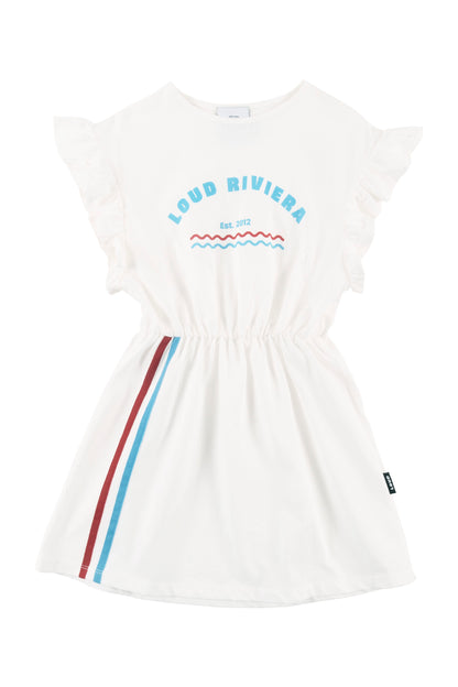 NAPOLI - Gardenia Dress Elastic Waist Ruffle Sleeve