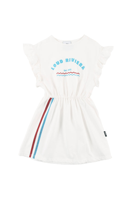 NAPOLI - Gardenia Dress Elastic Waist Ruffle Sleeve (SAMPLE)