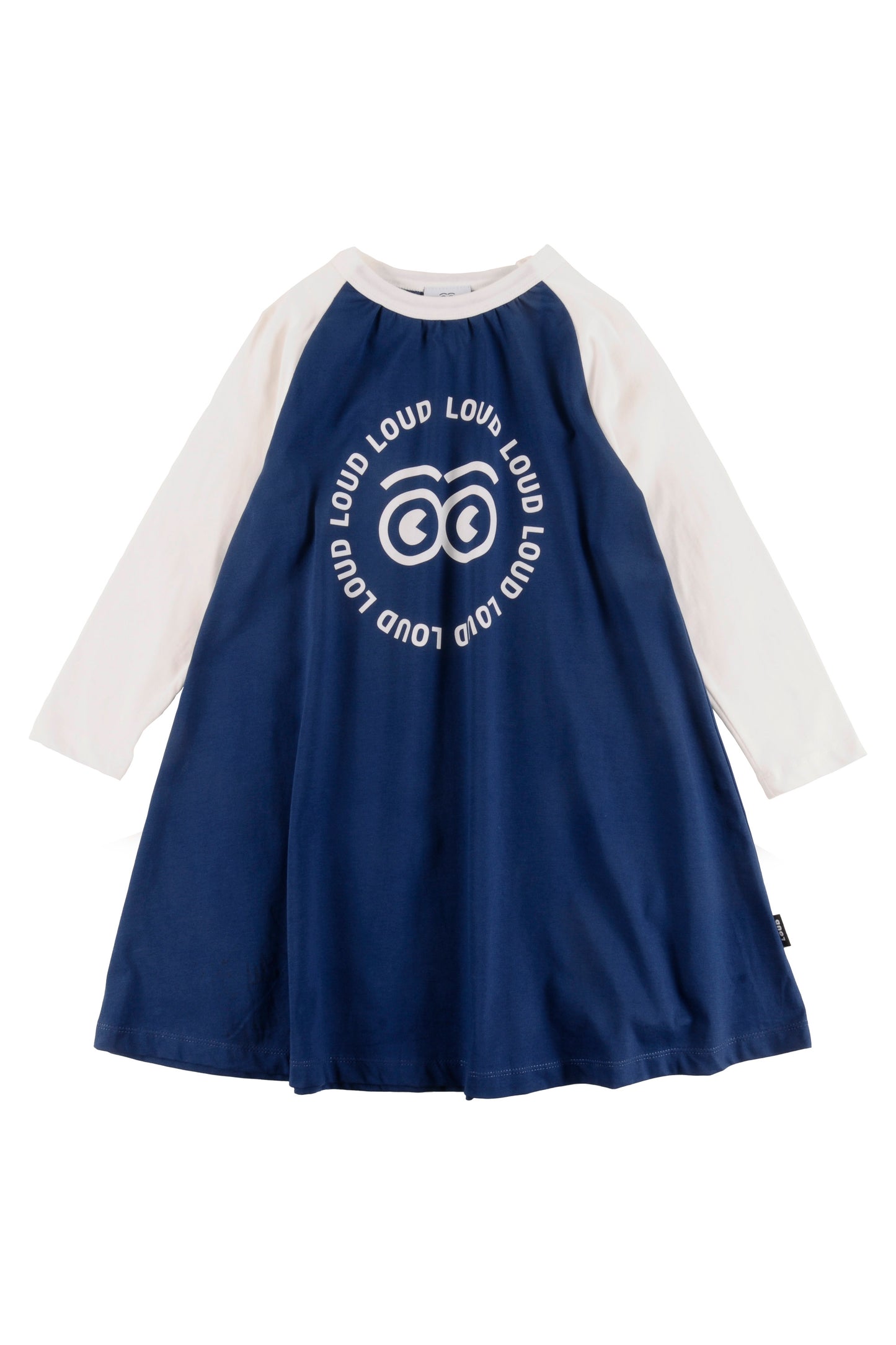 PEACE - Navy/Sand Dress Raglan sleeve (Sample)