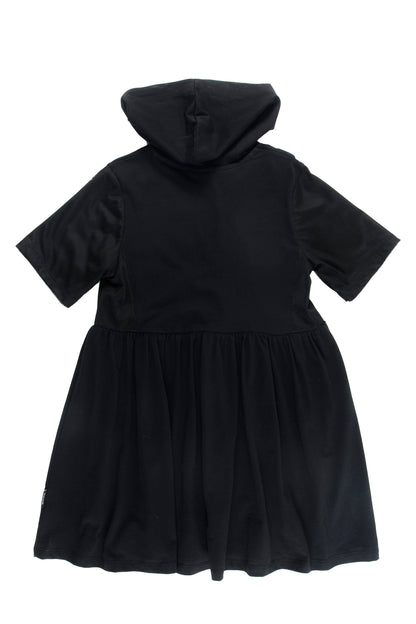 SPIAGGIA - Black Hooded Dress