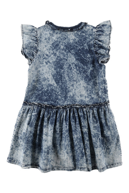 MOKU - Blue Dye Denim Dress Pinafore