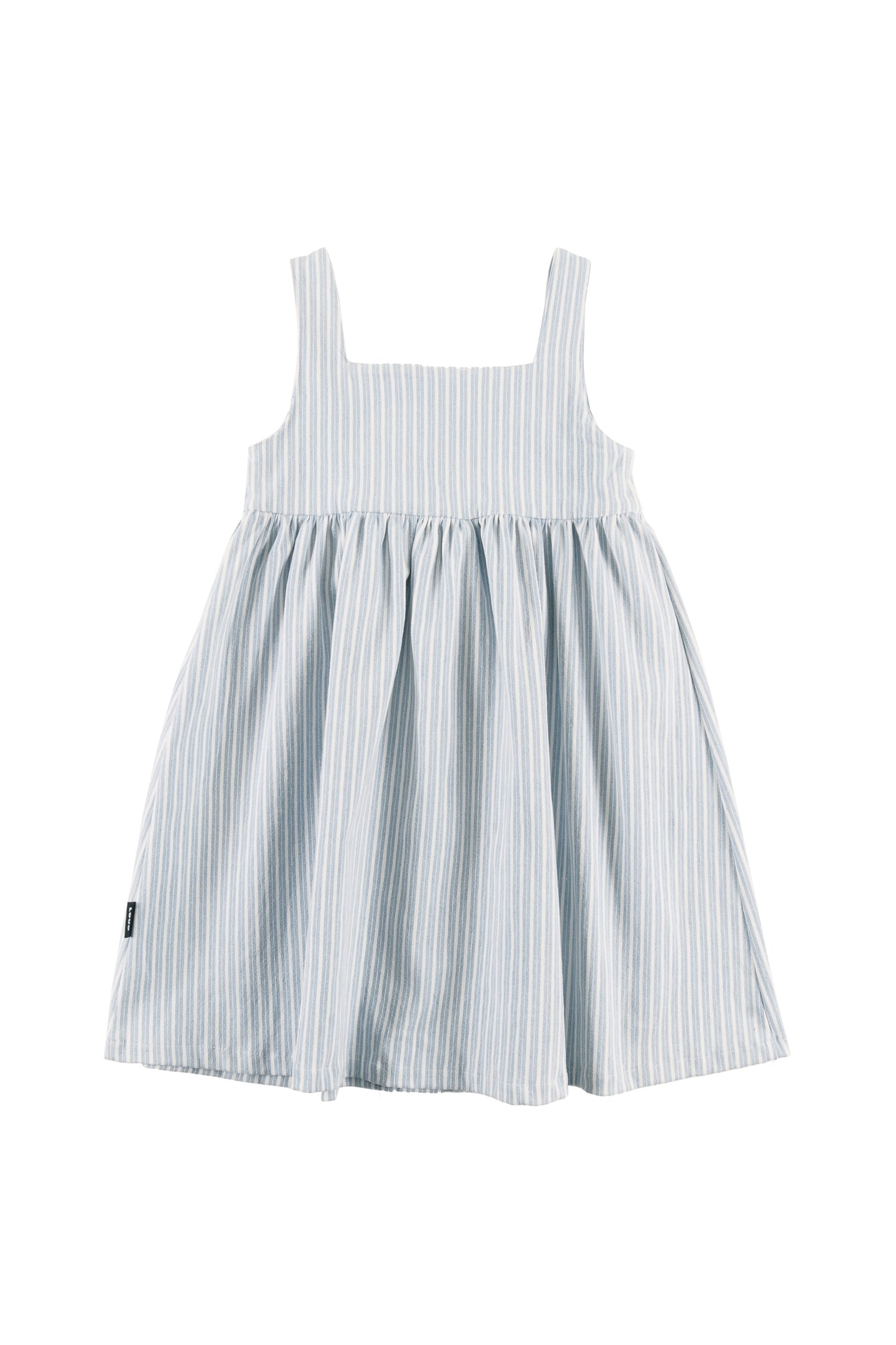 CAFFE’ - Mid Blue Stripe Summer Dress Loose Fit (SAMPLE)