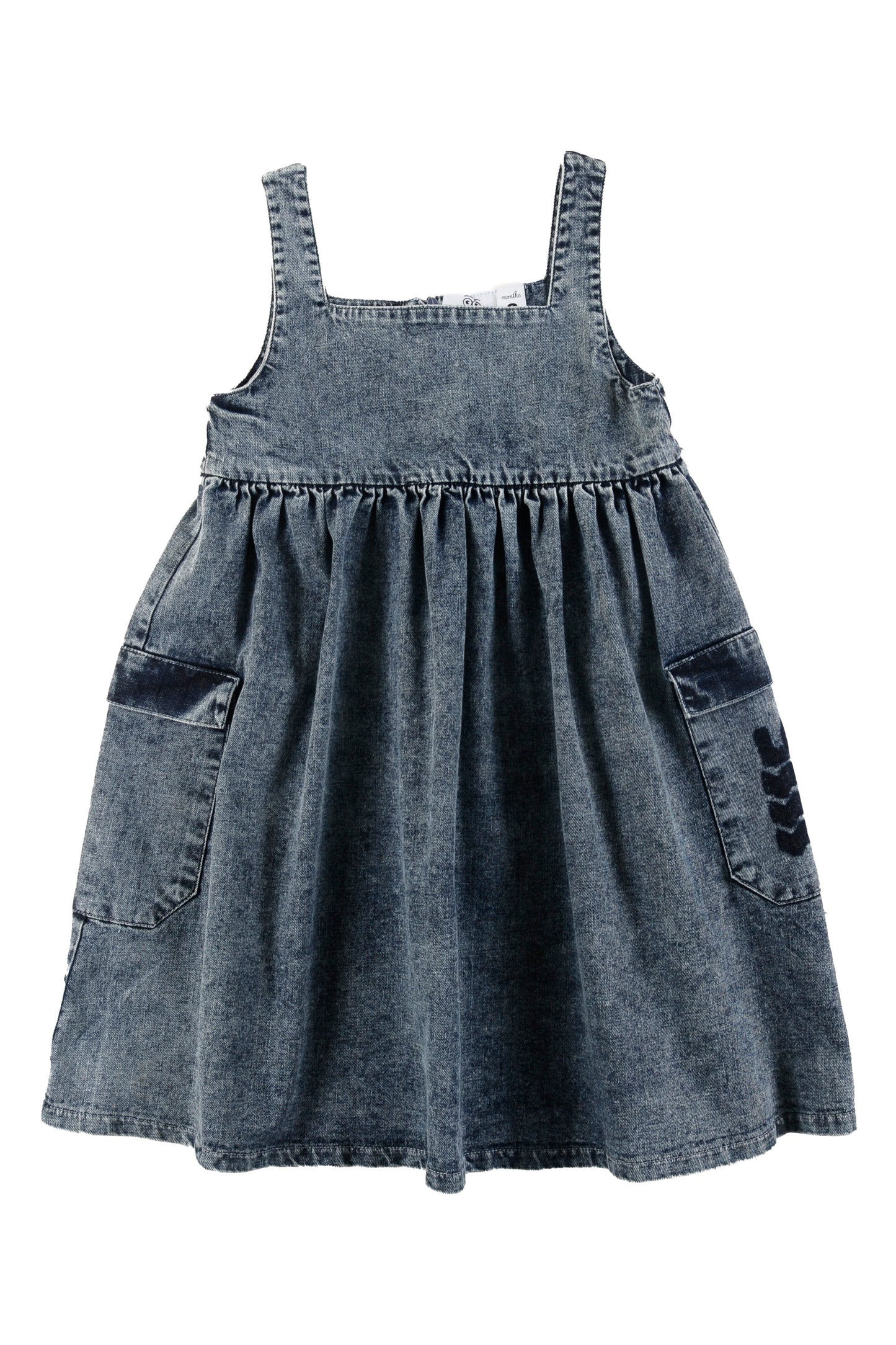 BOAT - Mid Blue Stoned Washed Summer Dress