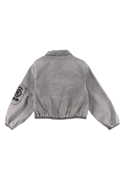 Play - Light Grey Stone Wash Shirt Button Down(Sample)