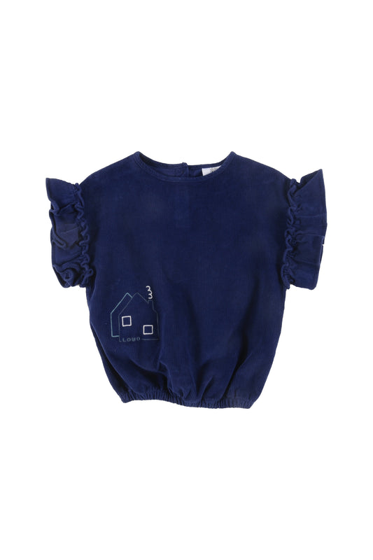FOND - Blue Navy Blouse Sleeveless