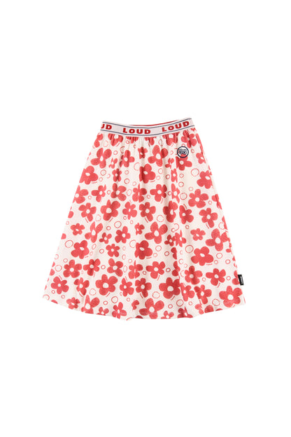 PERFUME - Flower AOP Skirt Midi