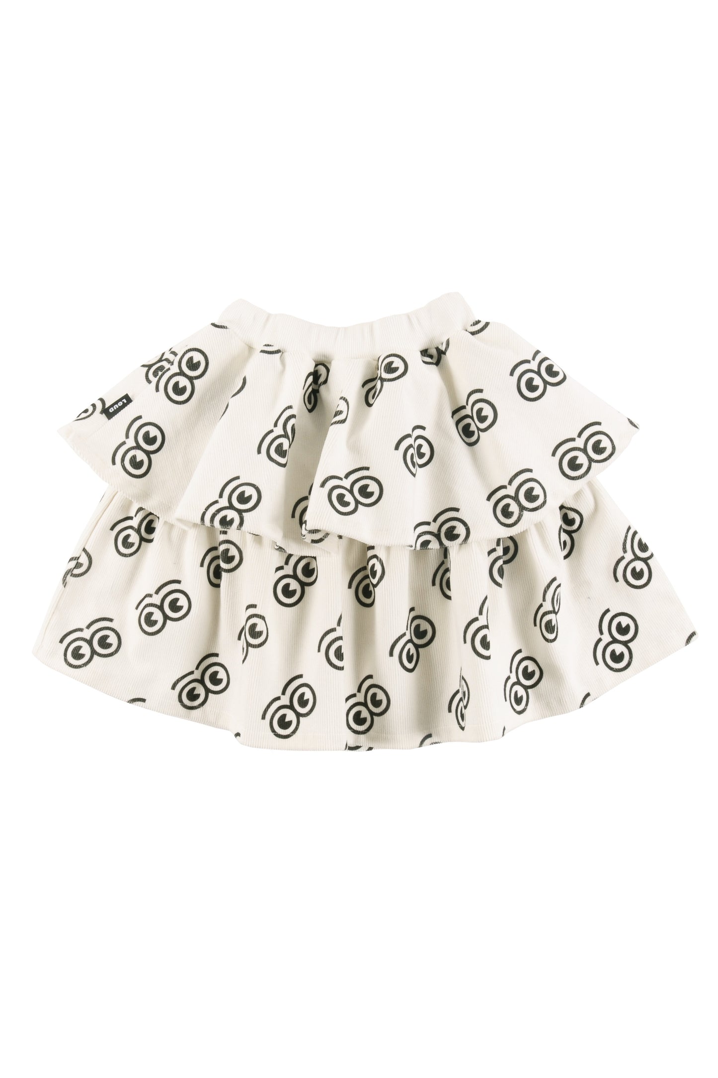 NURTURE - Sand/Anthracite AOP Skirt Panelled