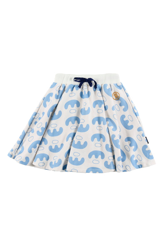 SHELL - Abstract Boat AOP Skirt Knee Length