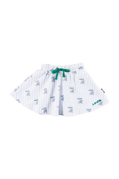 VENTO - Deckchair AOP Mini Skirt Elasticated Waist (SAMPLE)