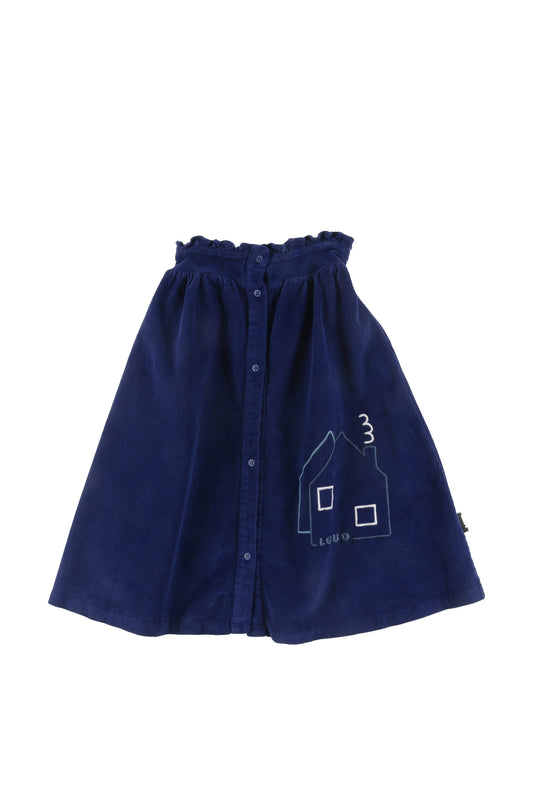 SISTERLY - Blue Navy Skirt Midi