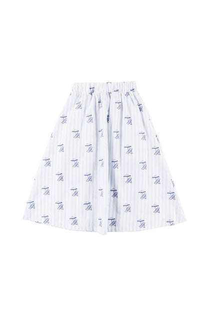 BAIA - Deckchair AOP Skirt Midi Front Pockets