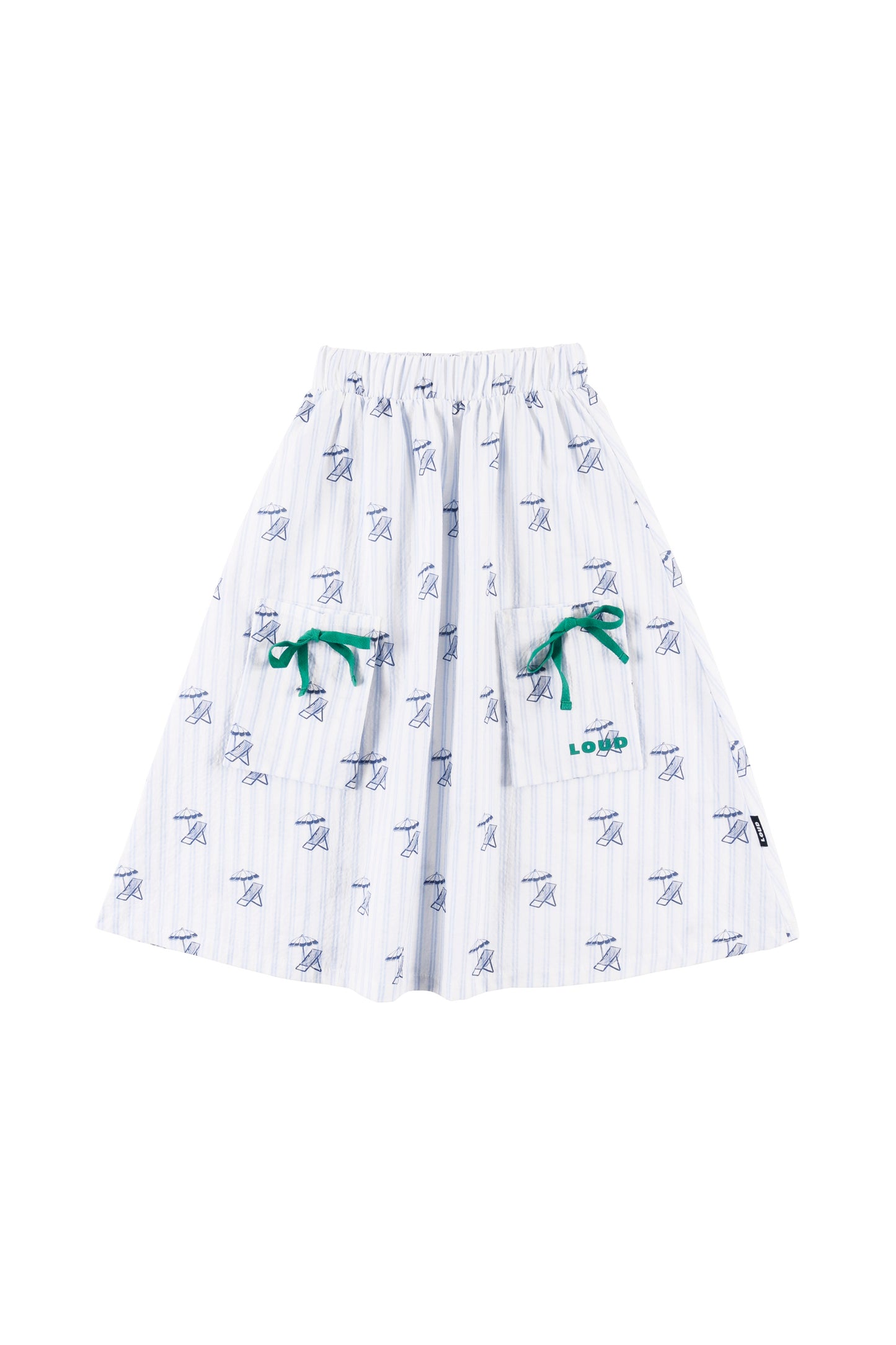 BAIA - Deckchair AOP Skirt Midi Front Pockets