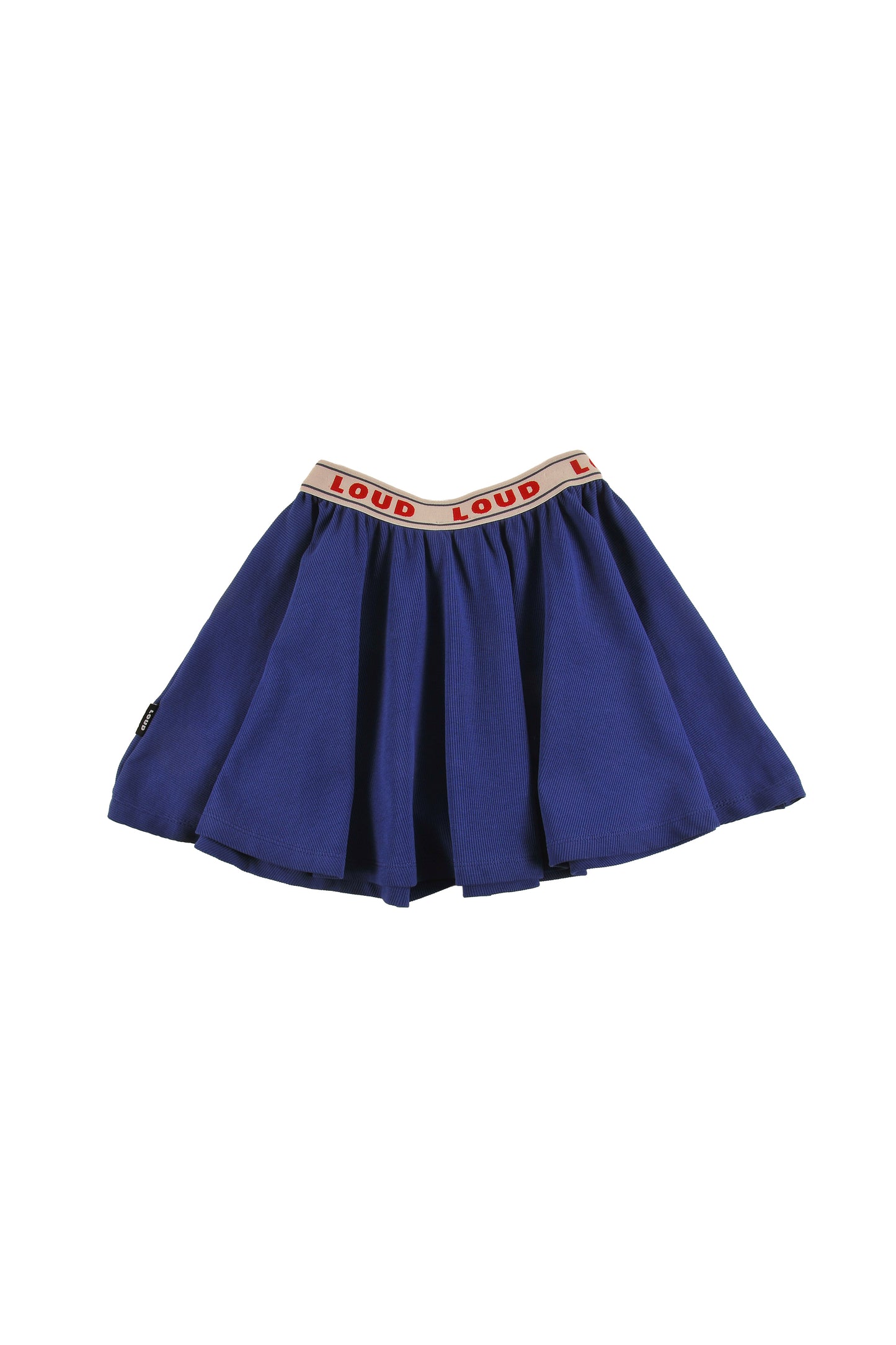 FLAKES - BLUE NAVY MINI SKIRT, LOUD elastic waist