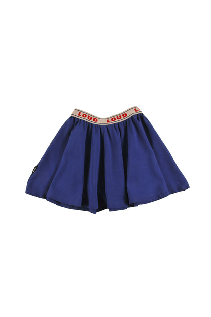 FLAKES - BLUE NAVY MINI SKIRT, LOUD elastic waist