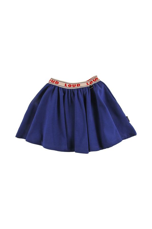 FLAKES - BLUE NAVY MINI SKIRT, LOUD elastic waist