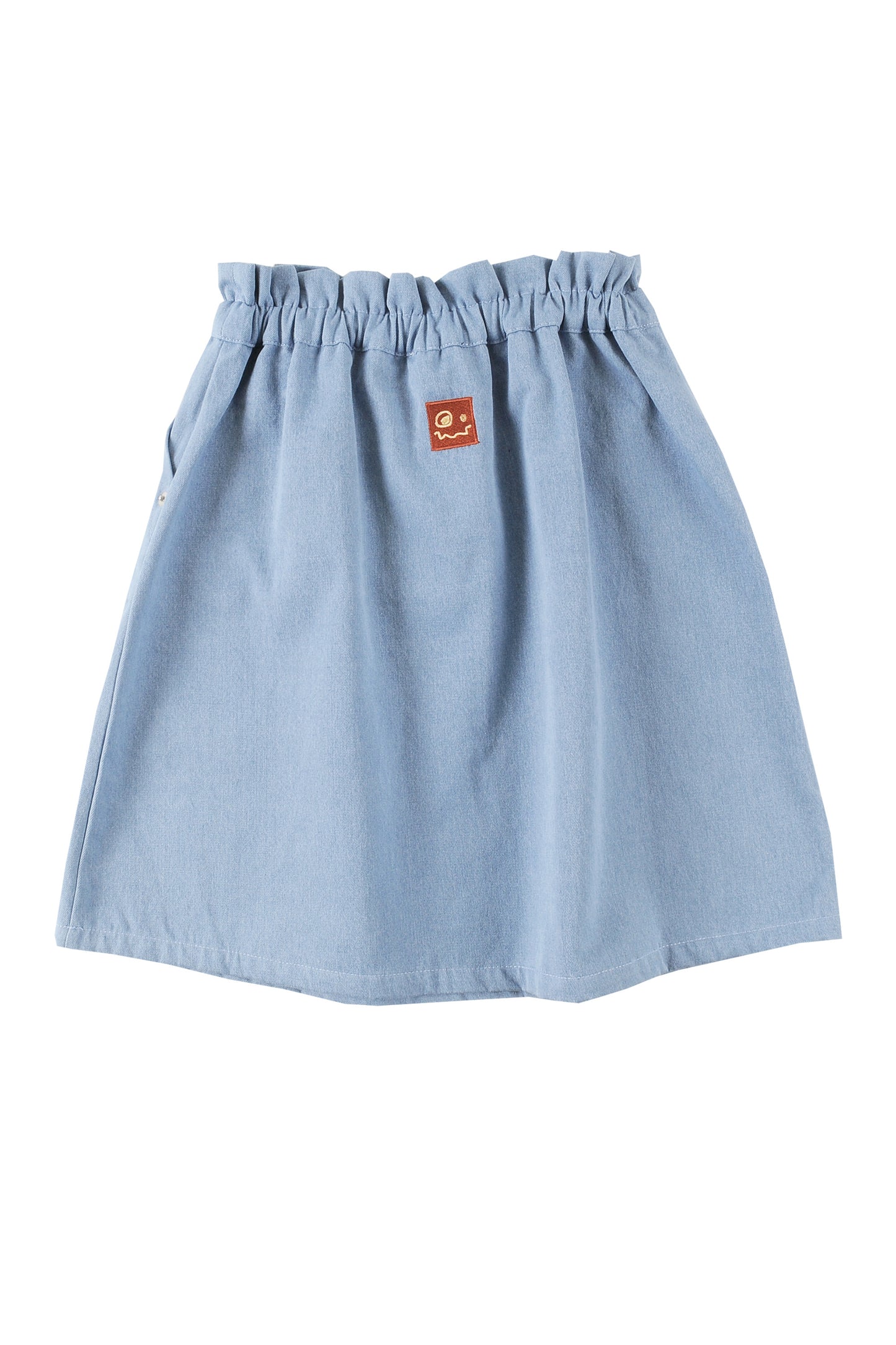 VIBE - Light Blue Denim Washed Skirt