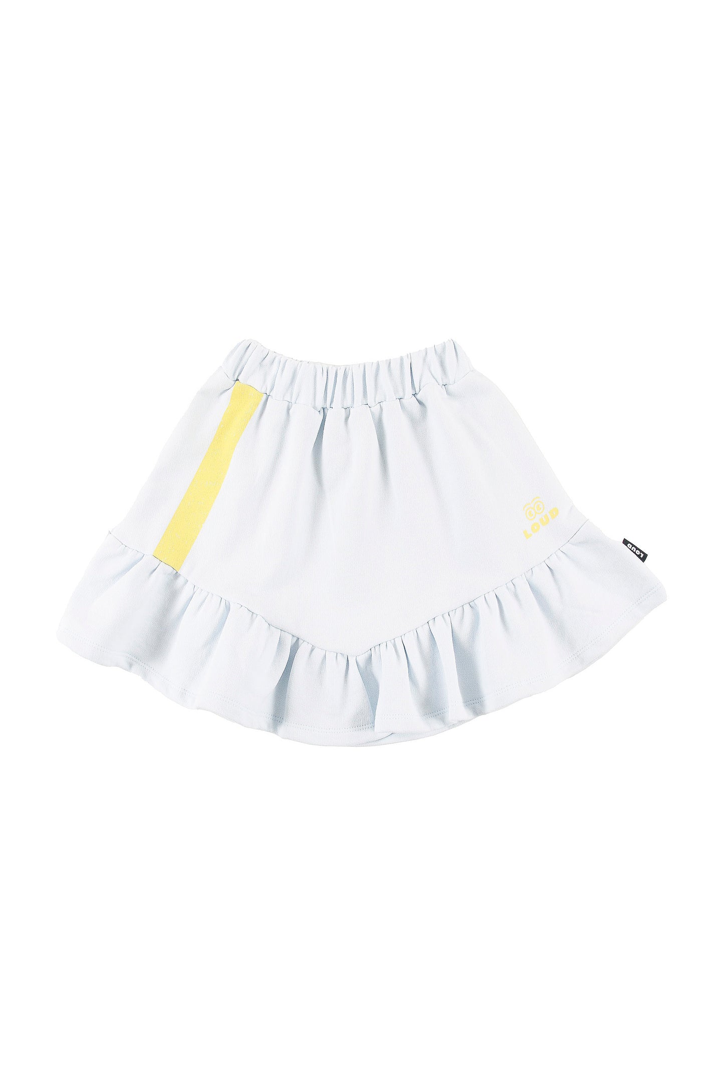 PALERMO - Delicate Blue Sweater Mini Skirt Elasticated Waist 6y and Up Knee Length