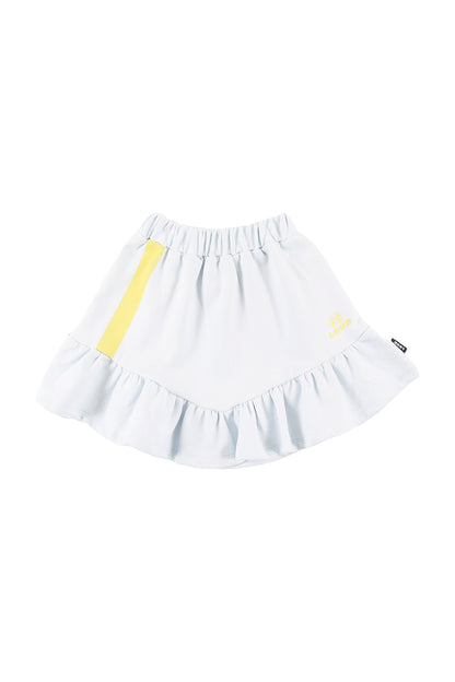 PALERMO - Delicate Blue Sweater Mini Skirt Elasticated Waist 6y and Up Knee Length